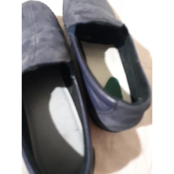 Womens San Antonio Shoemakers Navy suede/lthr flats sz 9N - Picture 5 of 6